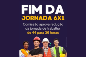 A CCJ aprovou o fim da escala 6X1