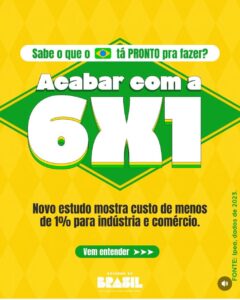 O Brasil está pronto para acabar com a escala 6×1