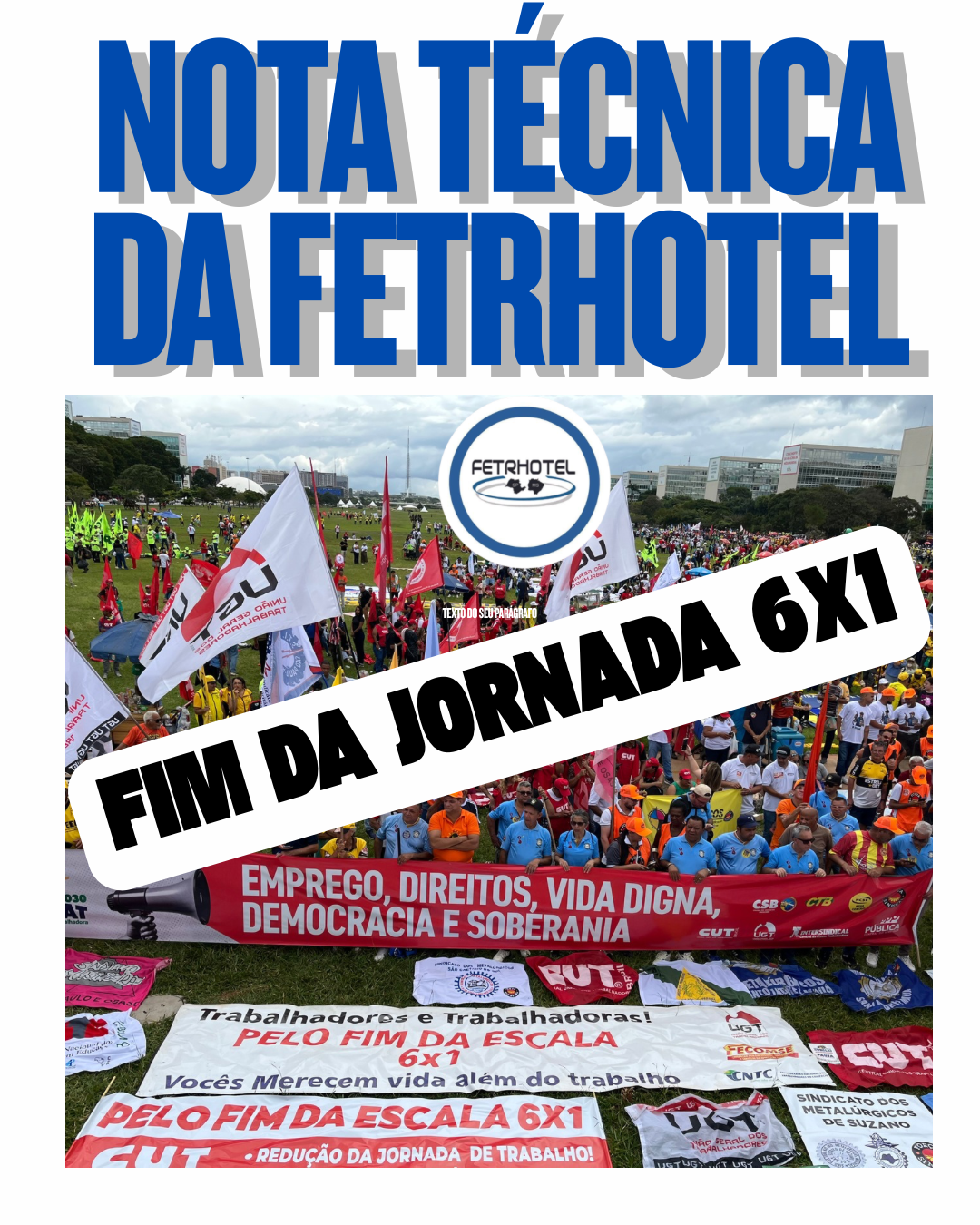 Nota Técnica da Fetrhotel sobre a redução da jornada de trabalho