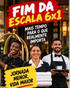 FIM DA ESCALA 6×1 PODE SER VOTADO NO SENADO NA PRÓXIMA SEMANA